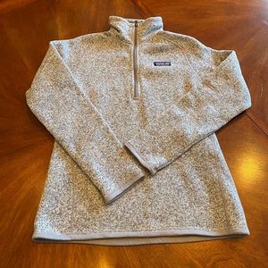 PATAGONIA SMALL GREY FLEECE 1/4 ZIP
